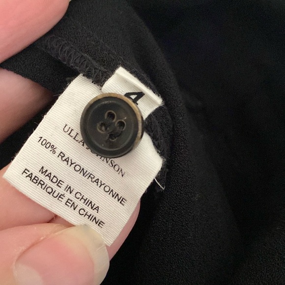 Ulla Johnson Freja High Rise Suspender Pants Noir Black Size 4 Overalls Harem - Picture 7 of 16